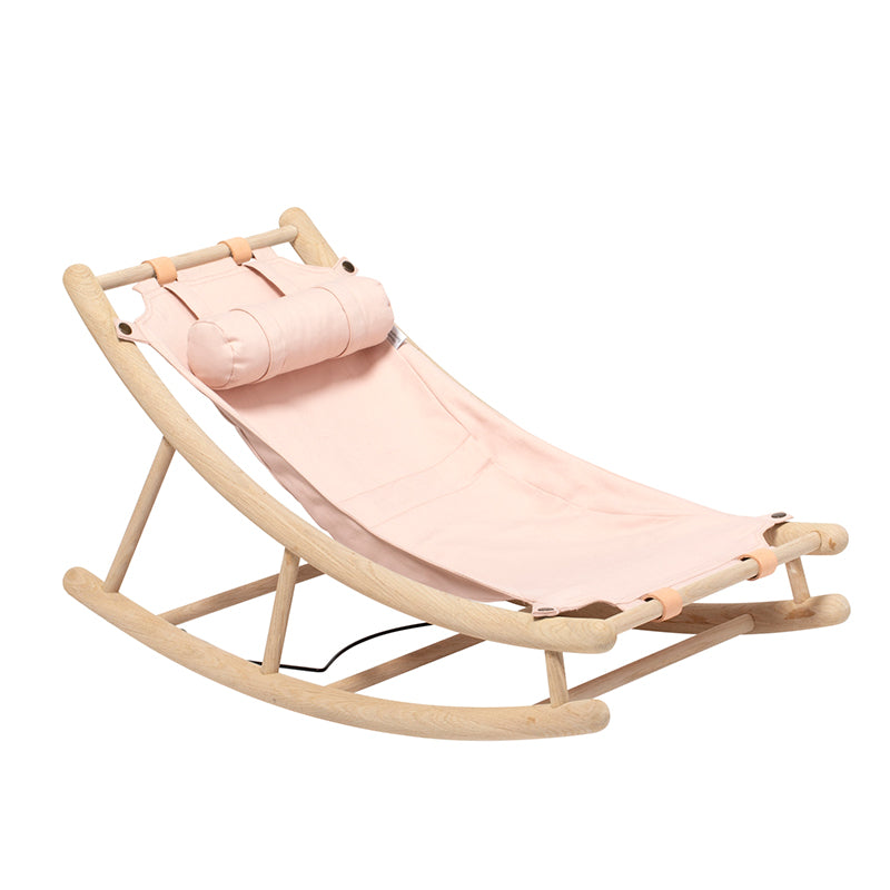 Oliver Furniture, Wood Baby & Junior Rocking Chair - Oak/Rose