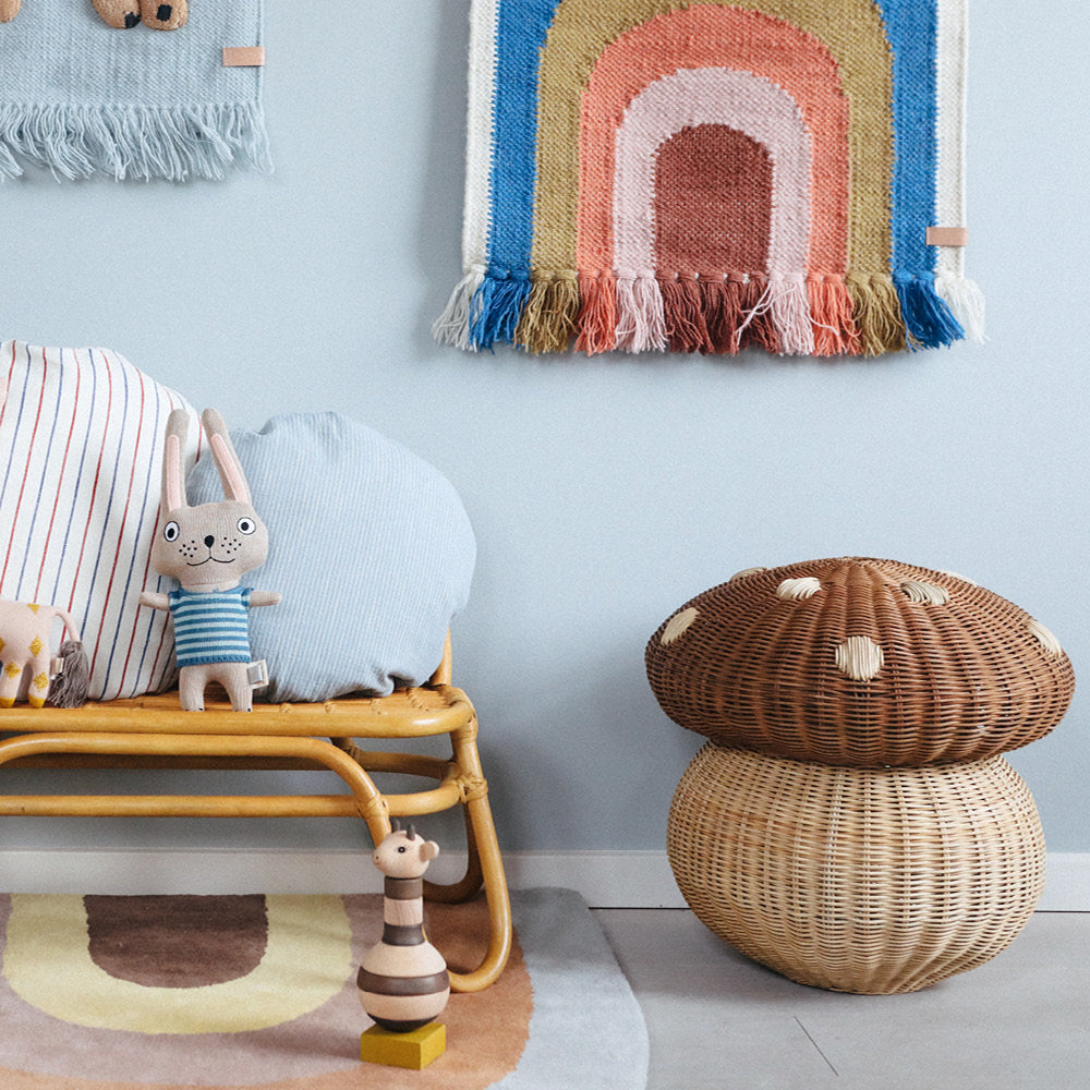 OYOY Basket, Mushroom - Natural