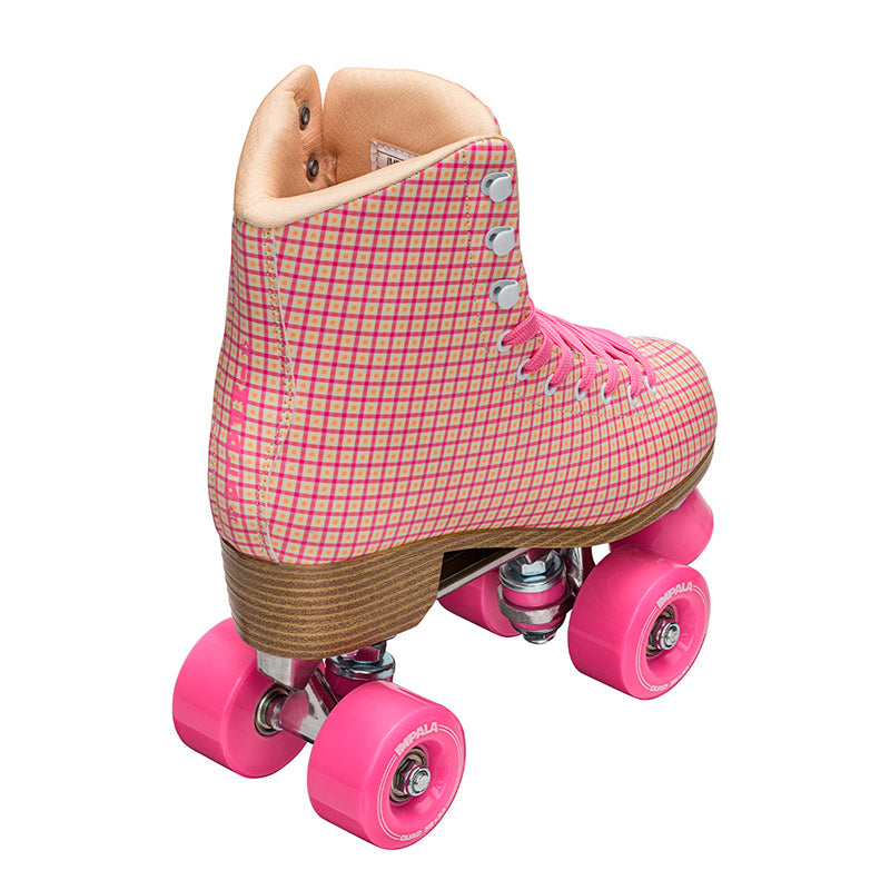 Impala Roller Skates for Kids, Pink Tartan - Sizes 35-40