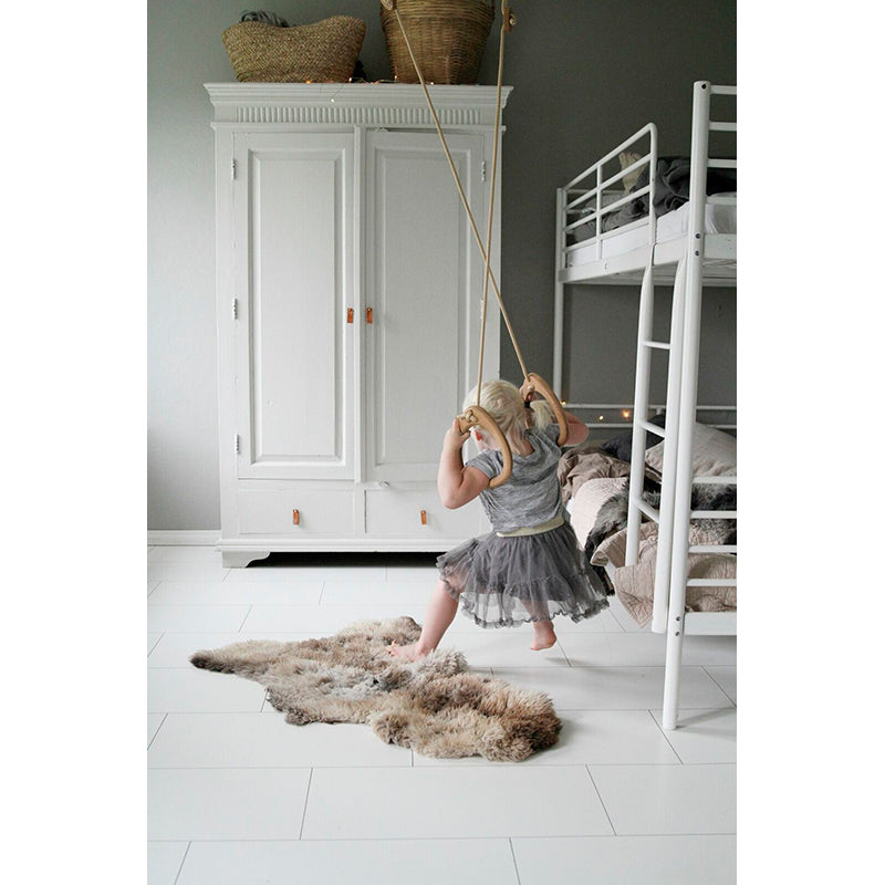 Lillagunga Gymnastic Rings, Oak - Black