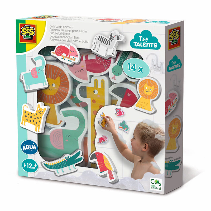 SES Creative, Bath Toys - Foam Animals for the Wall