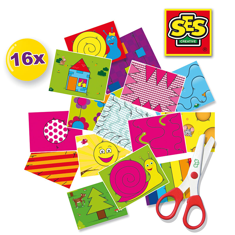 SES Creative Learn to Cut Beginner Set with 16 Designs