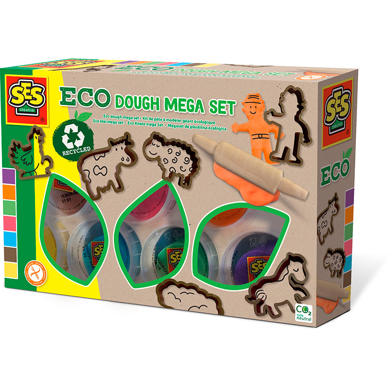 SES Creative, ECO Mega Set with Modeling Clay and Cutters