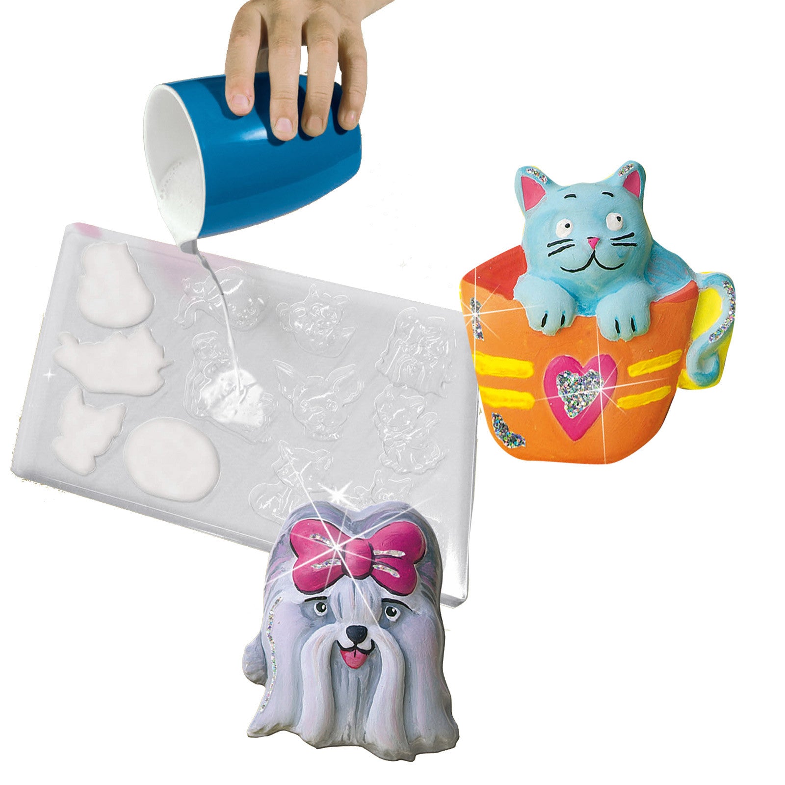 SES Creative Creative Kit - Cast Cats and Dogs in Plaster