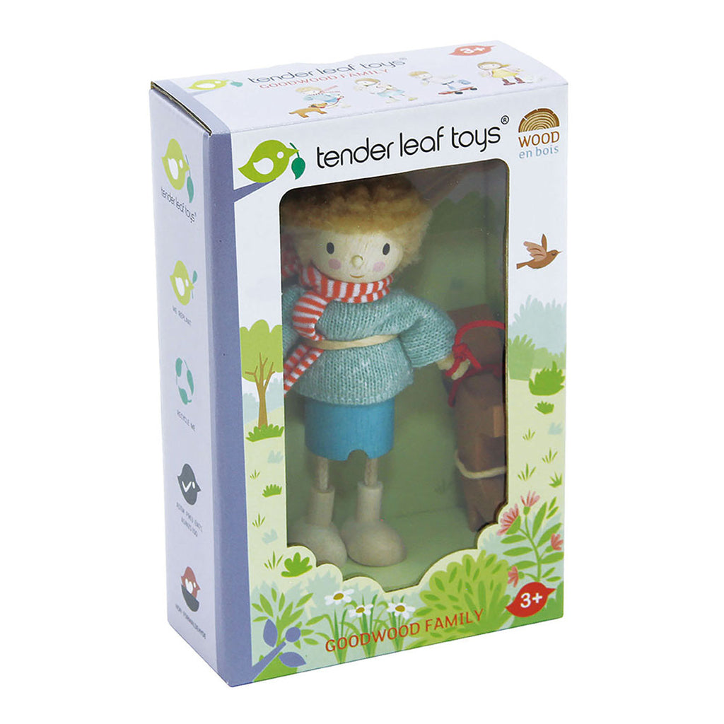 Tender Leaf Dollhouse Figures - Mr. Goodwood and Dog