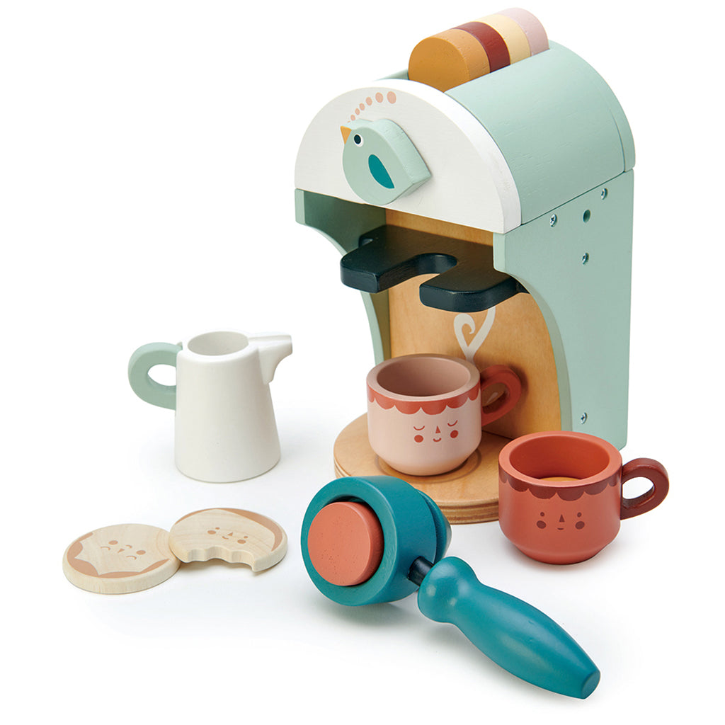 Tender Leaf, Wooden Play Food – Cappuccino Machine