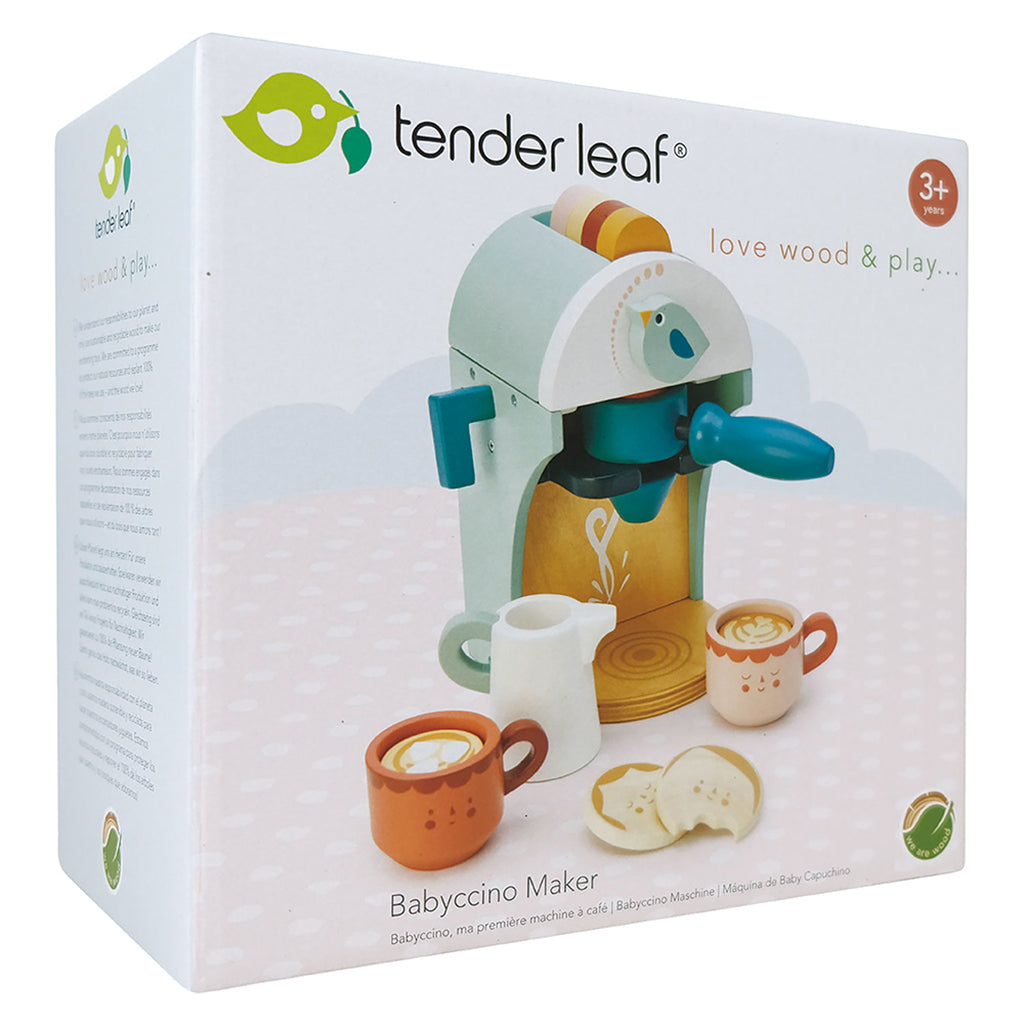 Tender Leaf, Wooden Play Food – Cappuccino Machine