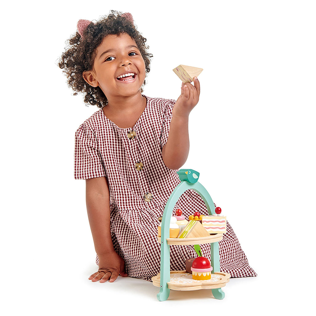 Tender Leaf, Wooden Play Food, Snack Stand - Birdie