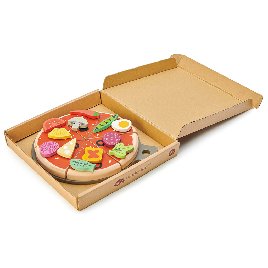 Tender Leaf, Wooden Play Food - Pizza Party