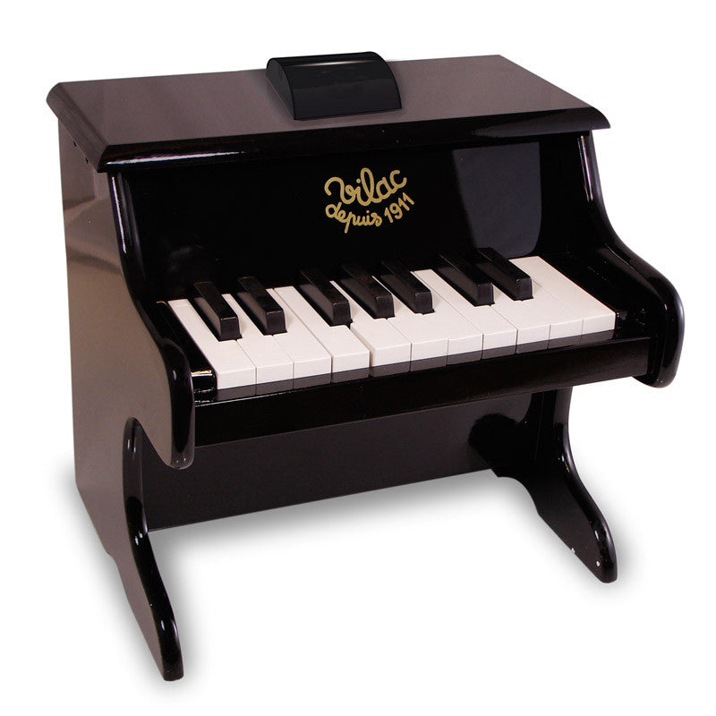 Vilac klaver i træ, sort