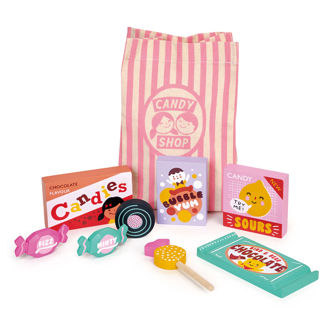 Mentari Wooden Play Food - Candy Bag
