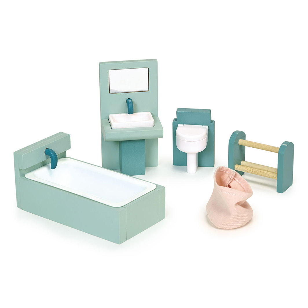 Mentari Dollhouse Accessories, Doll Furniture - Bathroom