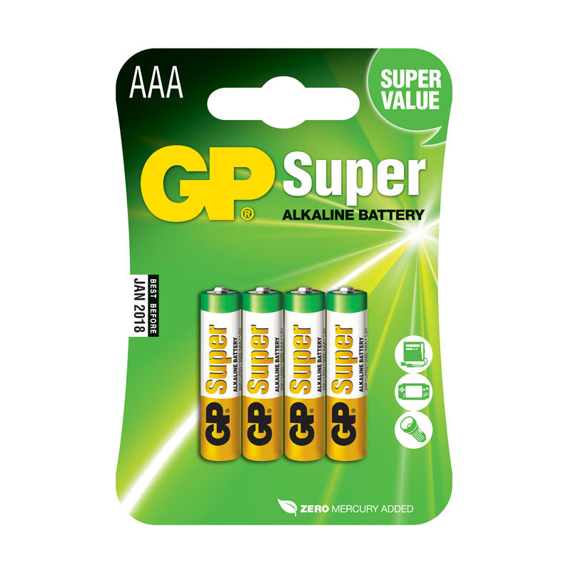 AAA Batteries, Pack of 4