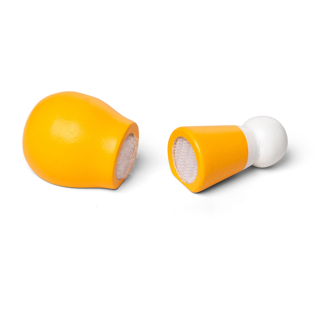 Mamamemo Wooden Play Food, Chicken Drumstick