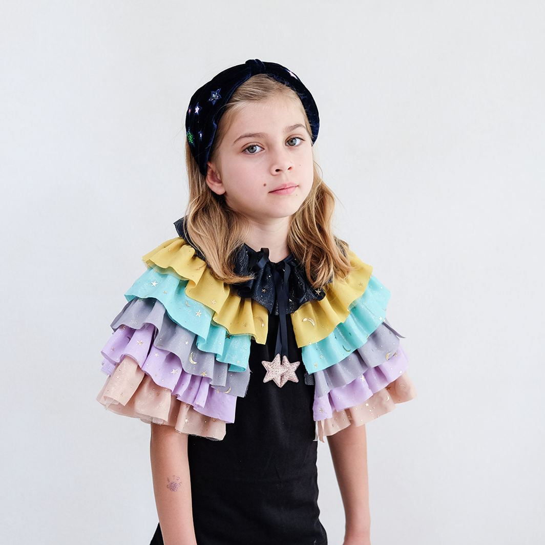Mimi & Lula - Cape - Rainbow Ruffle