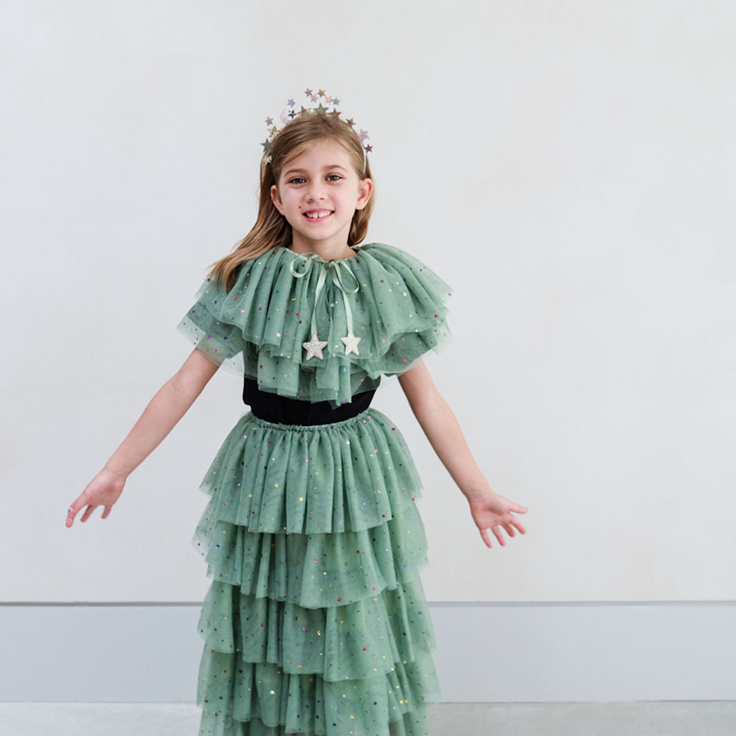 Mimi & Lula, Dress-Up Costume, Tulle Skirt - Long Christmas Tree