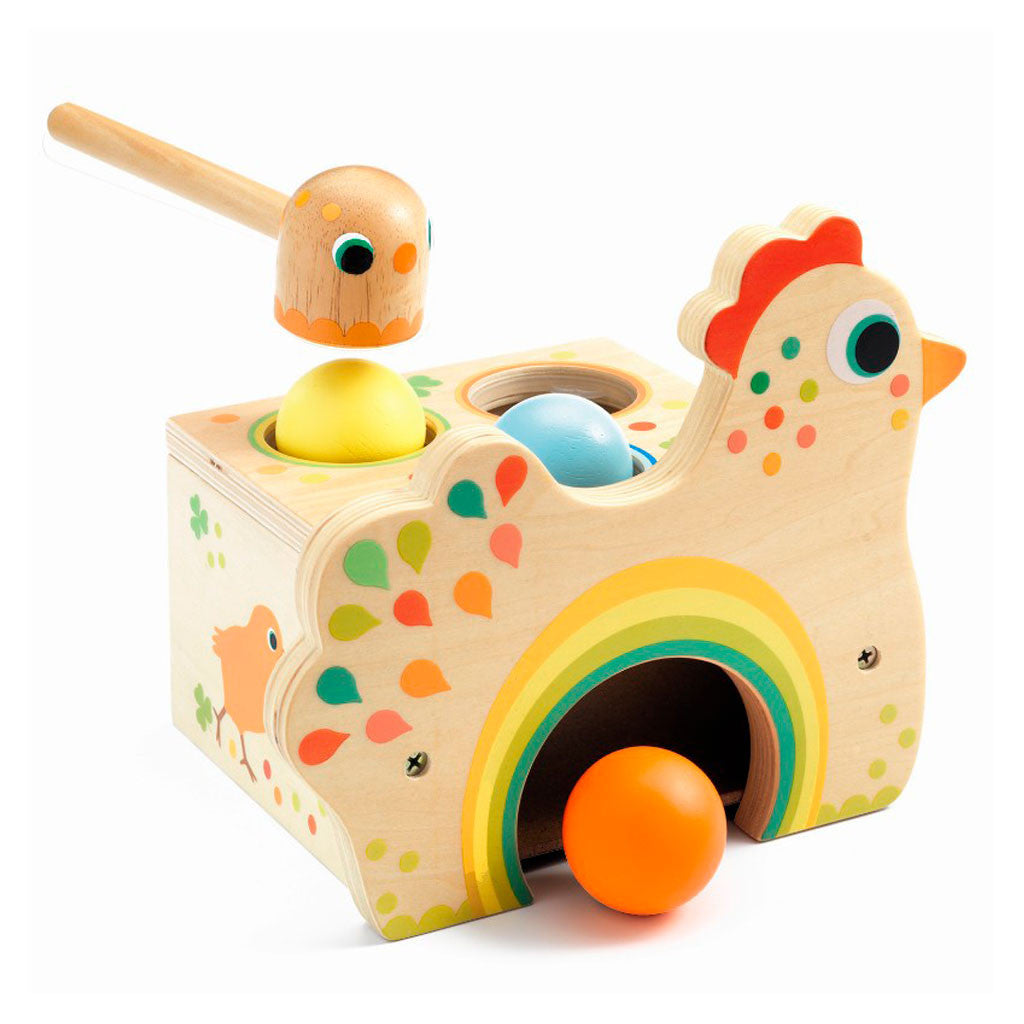 Djeco hammerhøne i træ