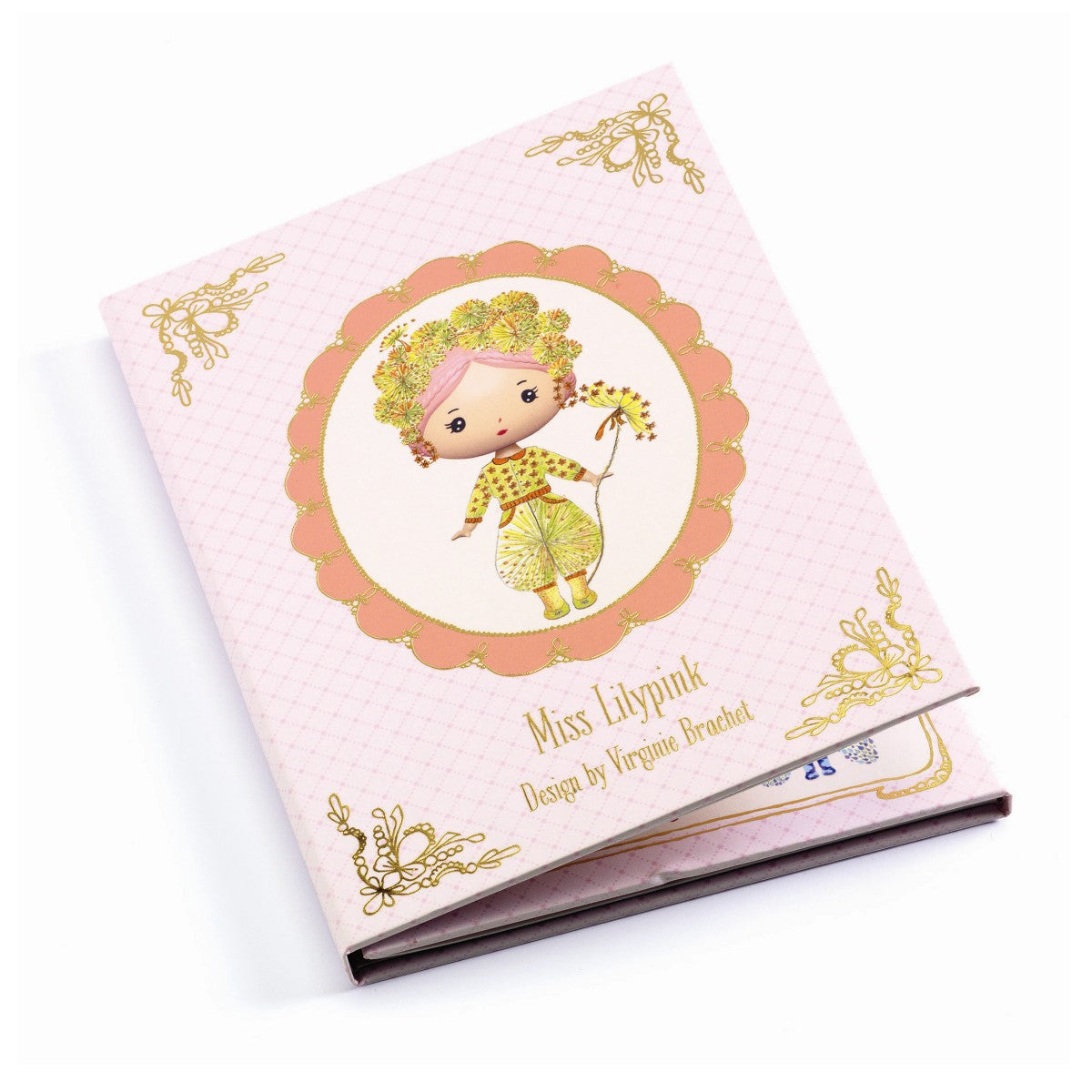 Djeco Tinyly, Miss Lilypink - Reusable Stickers