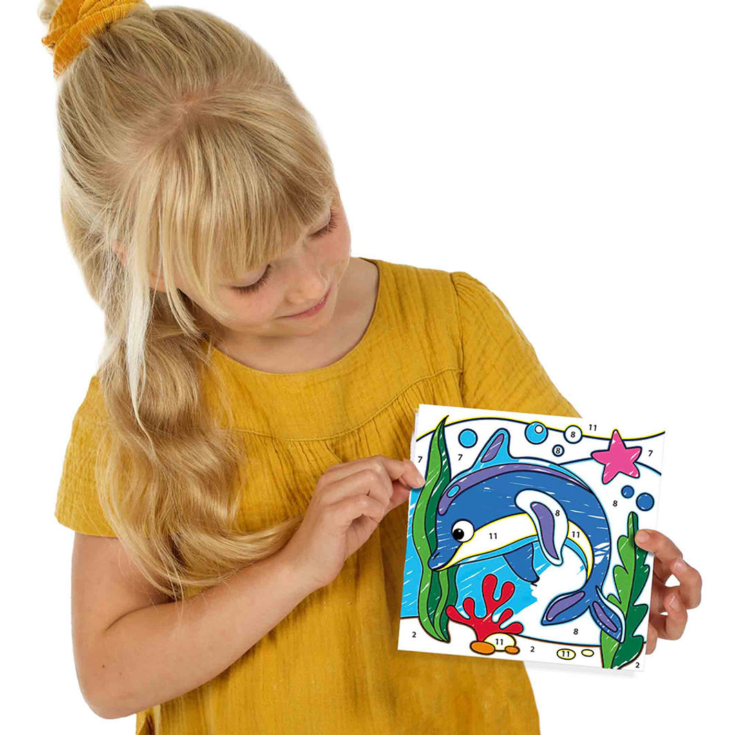 SES Creative Paint by Numbers, Markers with Triangular Grip