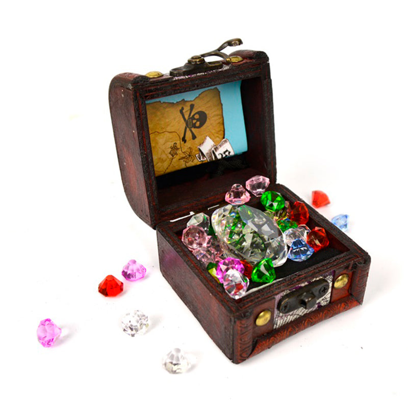 Robetoy Mini Treasure Chest with Contents, Pirate Treasure