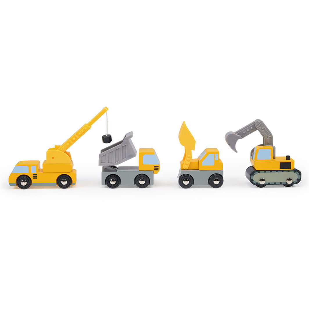 Mentari, Wooden Toy Cars – Work Vehicles