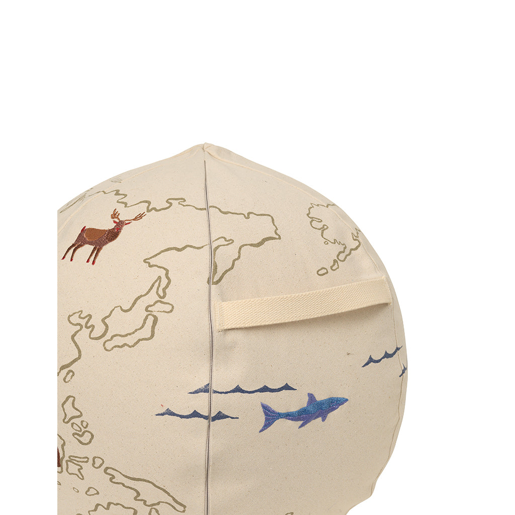 ferm Living pouf, World – Off-White