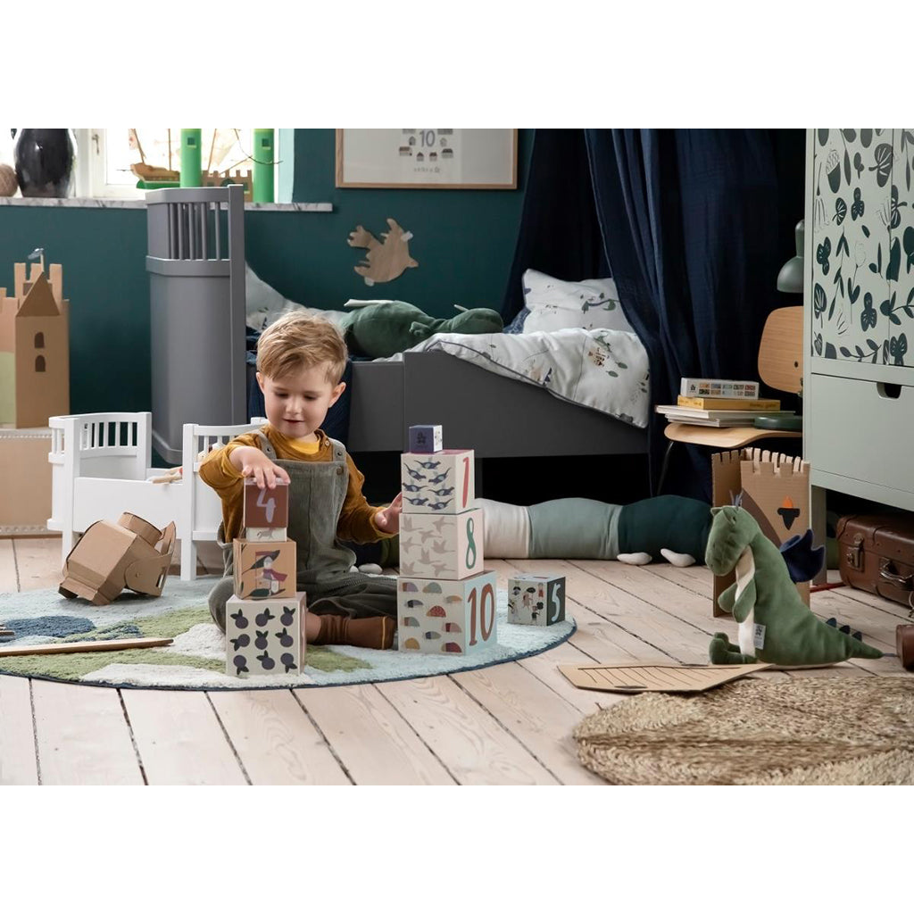 Sebra Stacking Blocks, Set of 10 - Pixie/Dragon