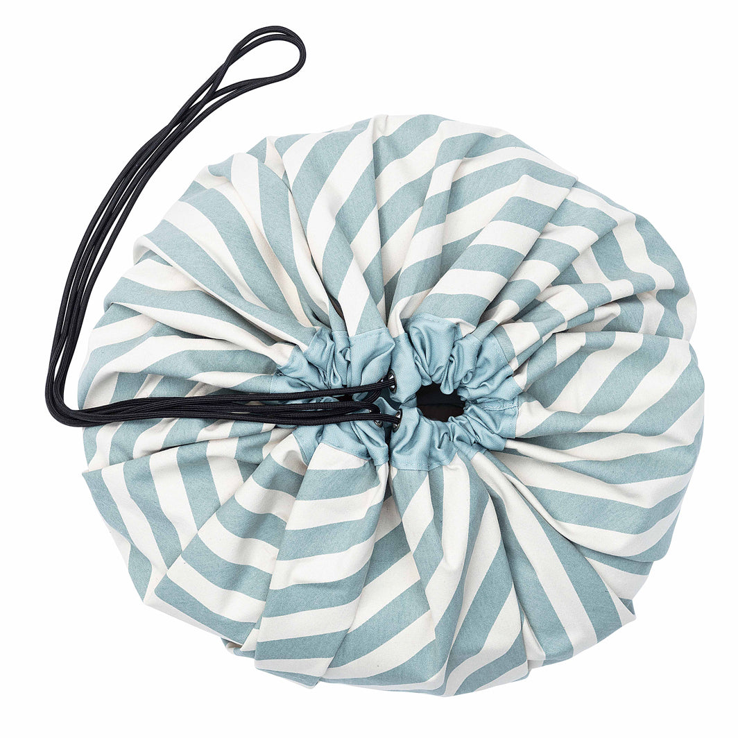 Play&Go 2-in-1 Play Mat, Stripes Green