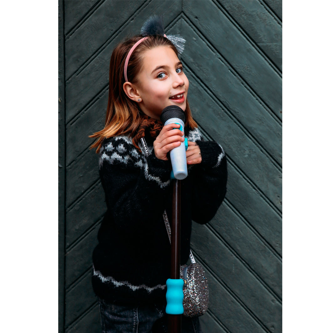 B Toys Microphone with Stand and Light Show