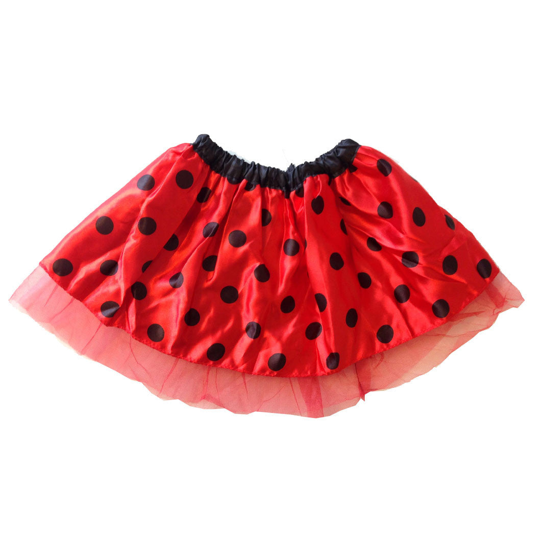 Mamamemo Satin Skirt, Ladybug