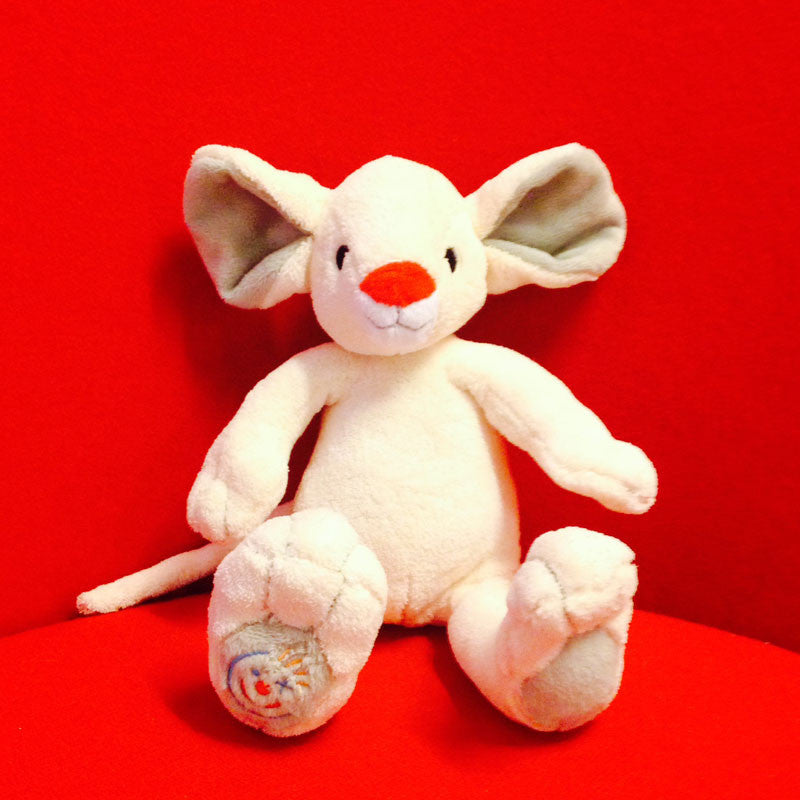 Hospital Clown Mouse, White - Support Danske Hospitalsklovne - Available End of January 2026