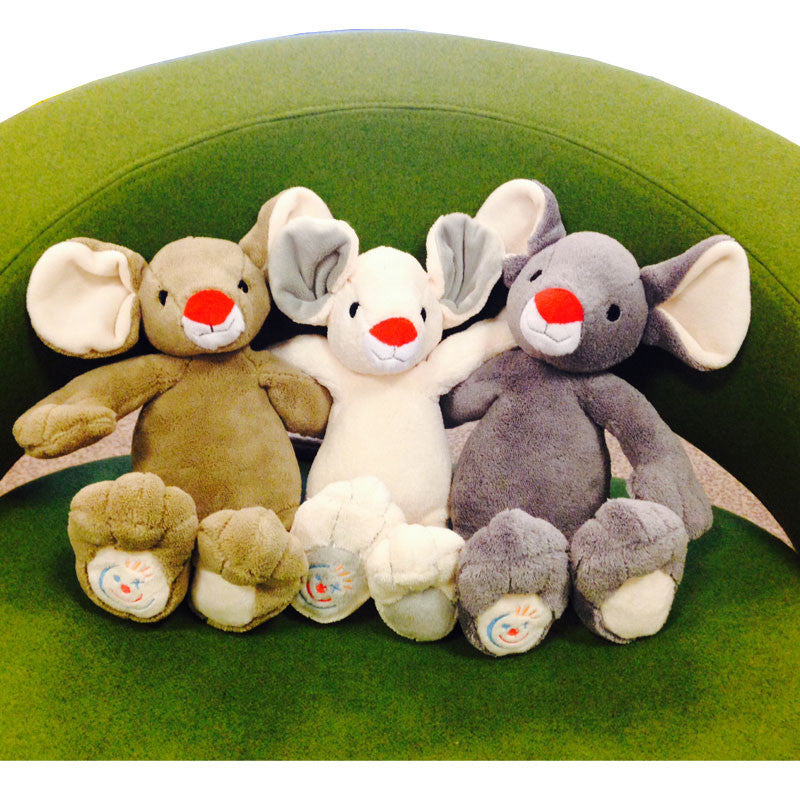 Hospital Clown Mouse, White - Support Danske Hospitalsklovne - Available End of January 2026