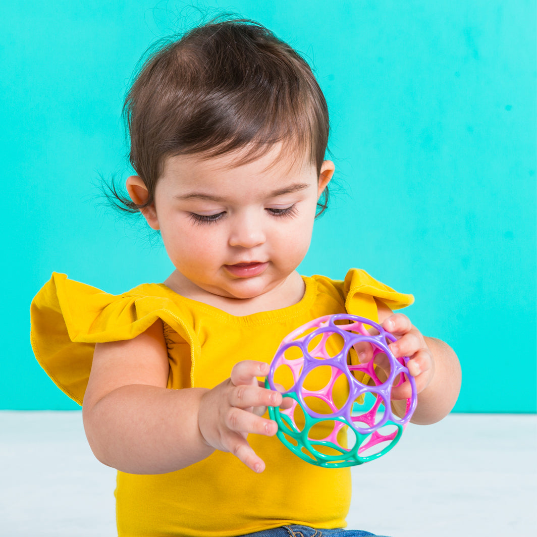 Oball Classic, Motor Skills Ball - Pink/Purple