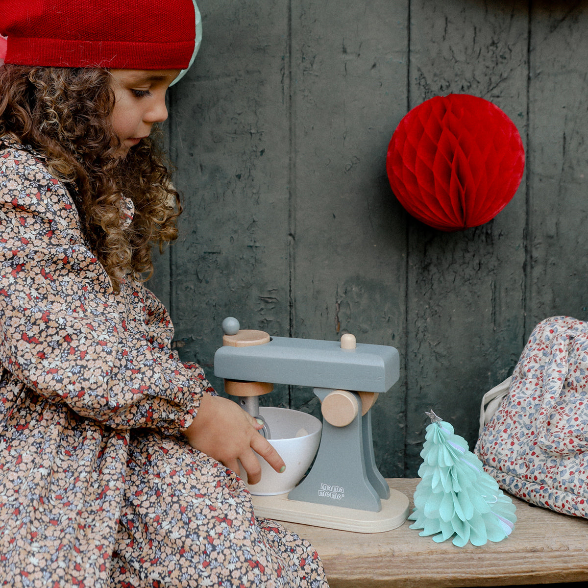 MaMaMeMo Stand Mixer with Utensils – Emerald Green