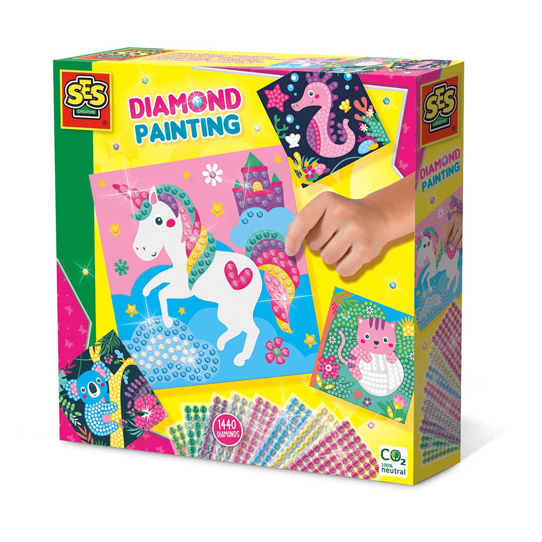 SES Creative, Diamond Painting – Cheerful Animals