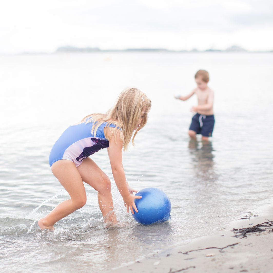 Scrunch-ball, Inflatable Soft Ball - Dusty Rose