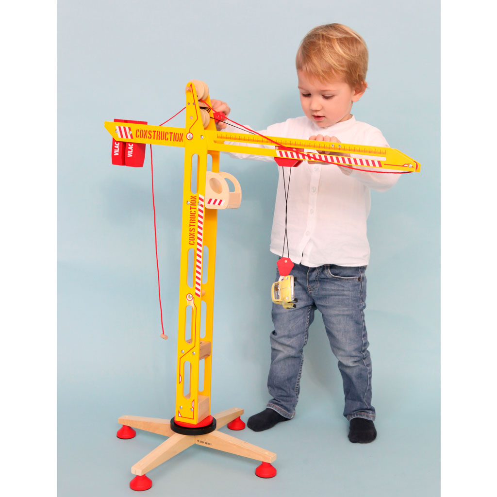 Vilac Large Wooden Crane - Grande Grue Crane