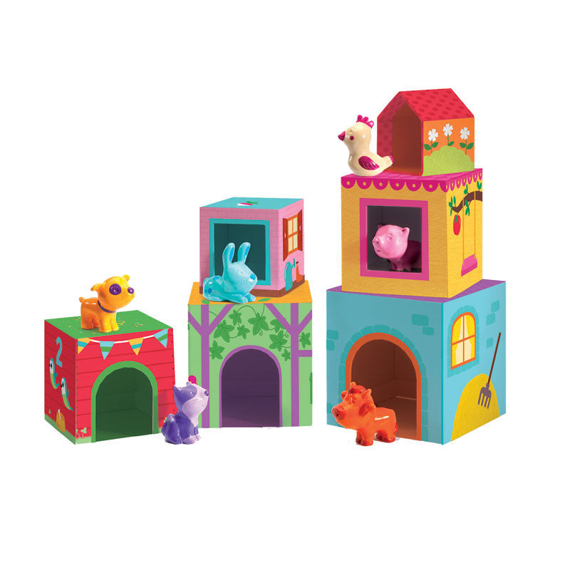 Puttekasser og stableklodser