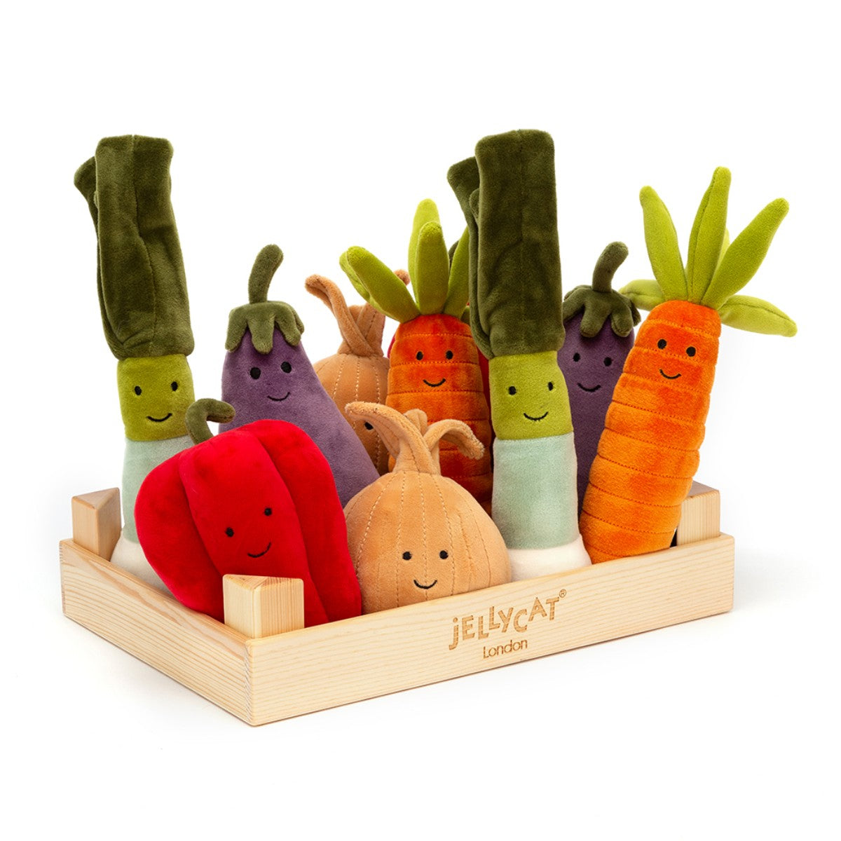 Jellycat Food, Vivacious Vegetable Carrot - 17 cm