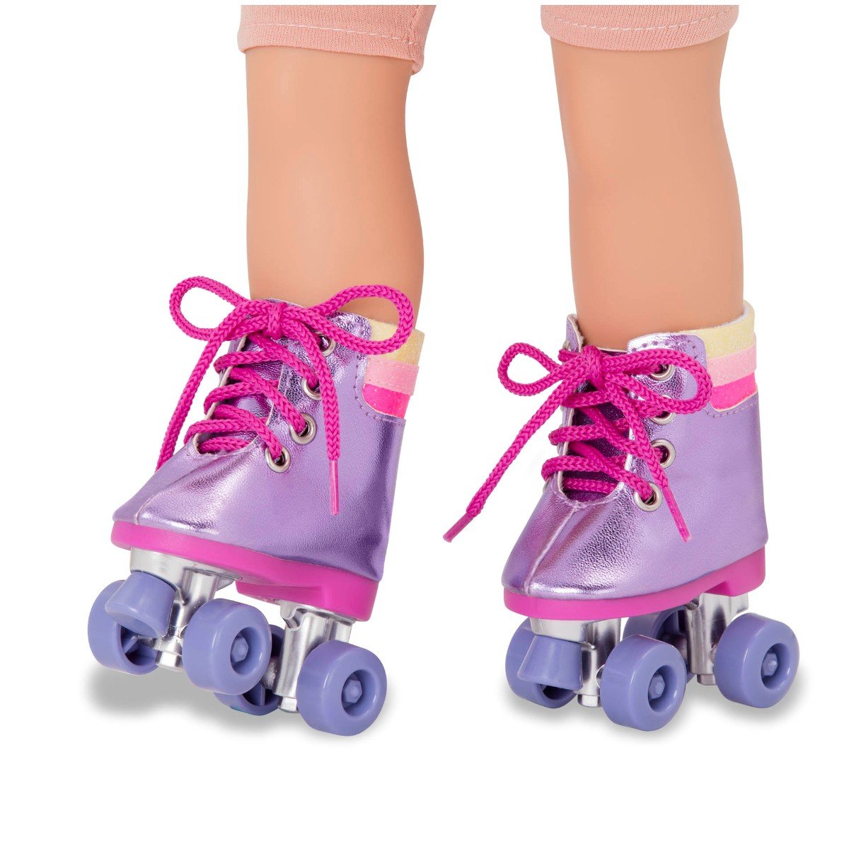 Our Generation Doll Outfit, Roller Skates - Purple