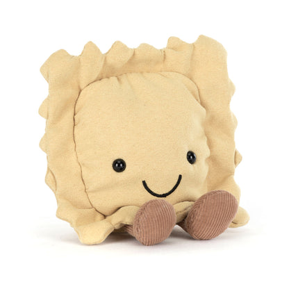 Jellycat Plush Toy, Food Drink, Amuseables Ravioli - 13 cm