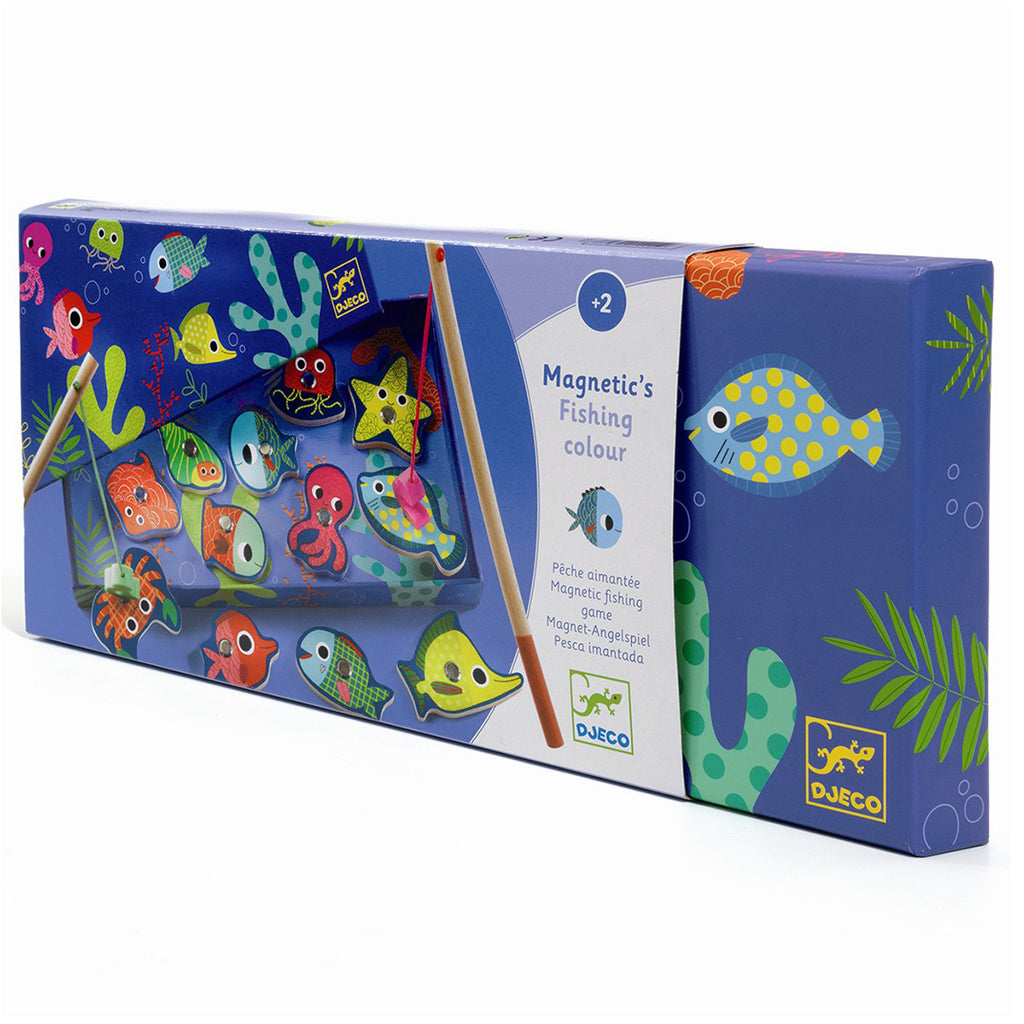 Djeco Magnetic Fishing Game with Fish and Shellfish