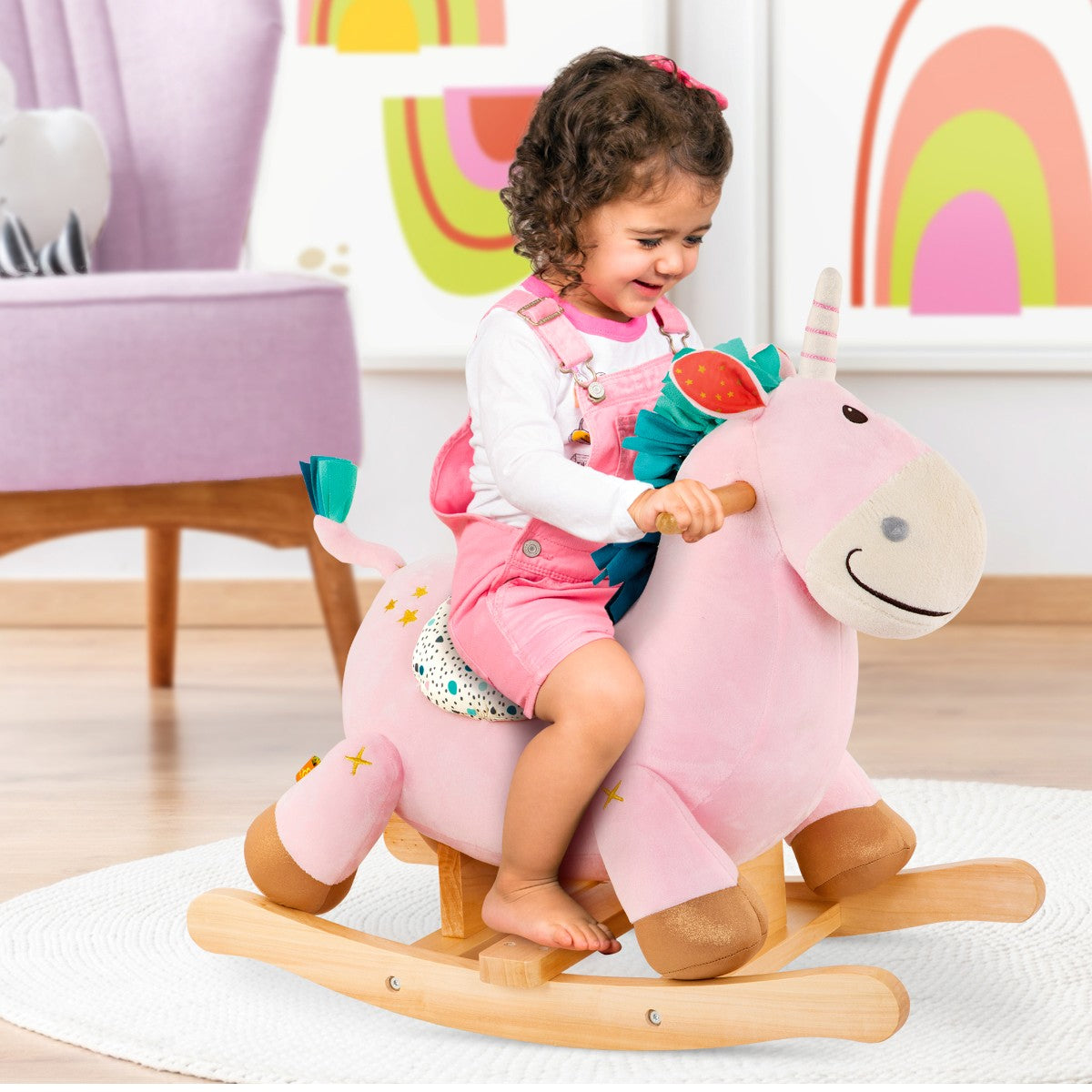 B Toys Rocking Horse, Rodeo Unicorn