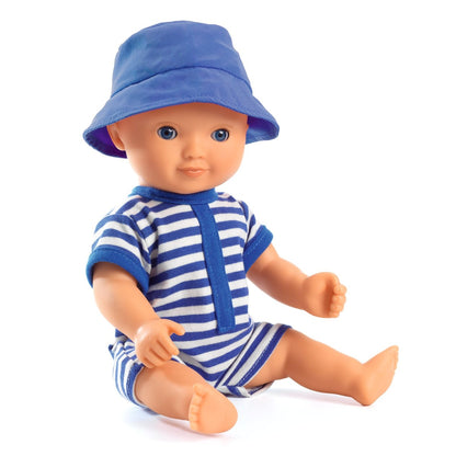 Djeco Pomea Bath Doll, Olive