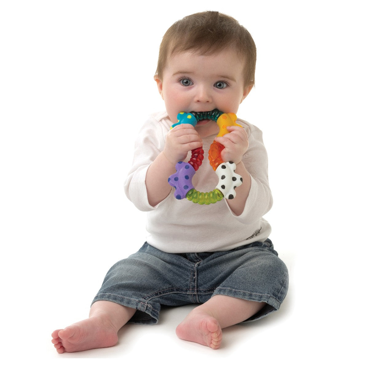 Playgro Baby Toy, Teething Rattle – Click and Twist