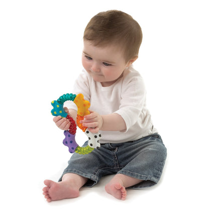 Playgro Baby Toy, Teething Rattle – Click and Twist