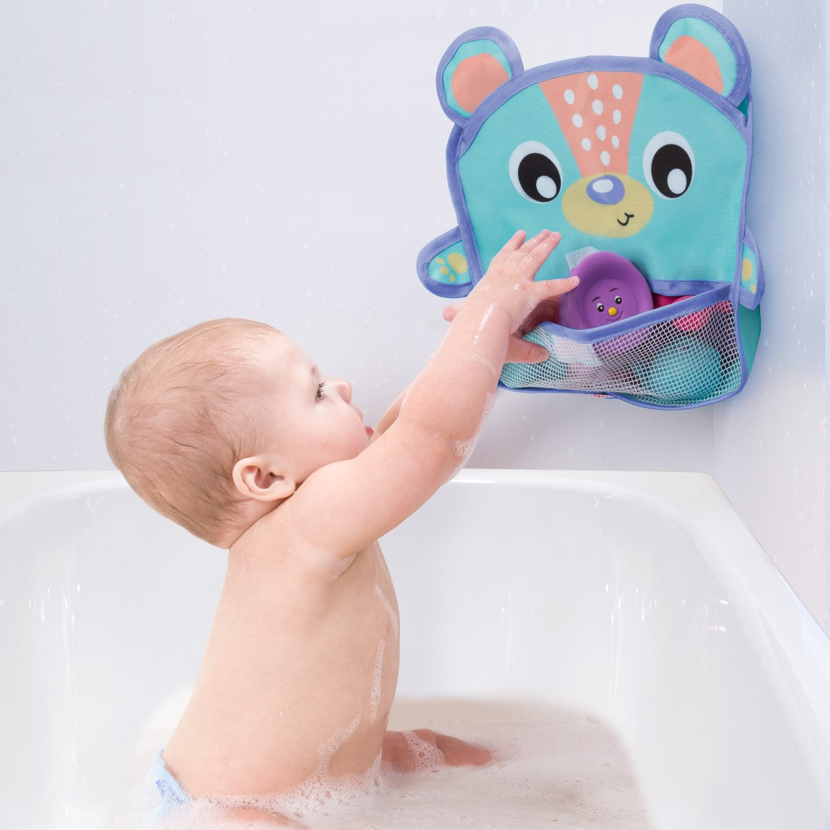 Playgro Bath Accessories, Bear Storage for Bath Toys