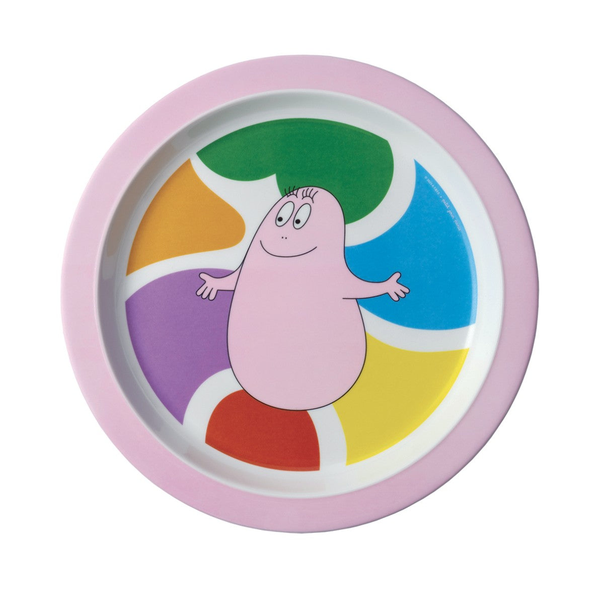 Petit Jour Paris Plate, Barbapapa - Multicolored