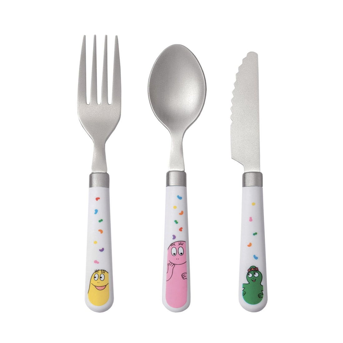 Petit Jour Paris Junior Cutlery Set, Barbapapa