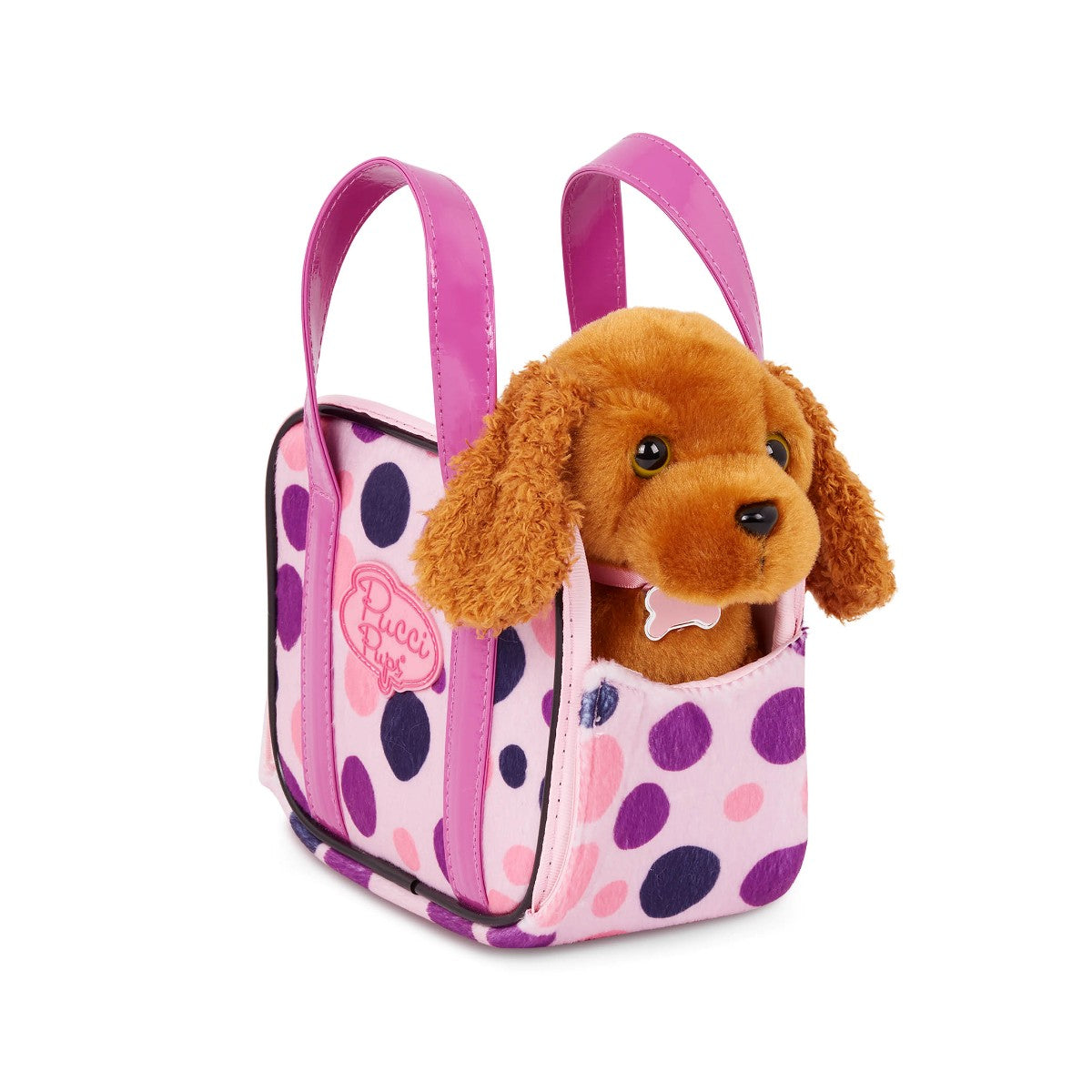 Pucci Pups Dog in a Polka Dot Bag